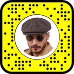 QR код для примерки кепки в Snapchat